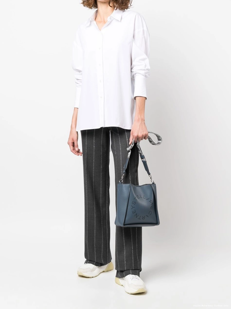 Cheap Stella tailored McCartney trousers Women stitch-detail striped 0404